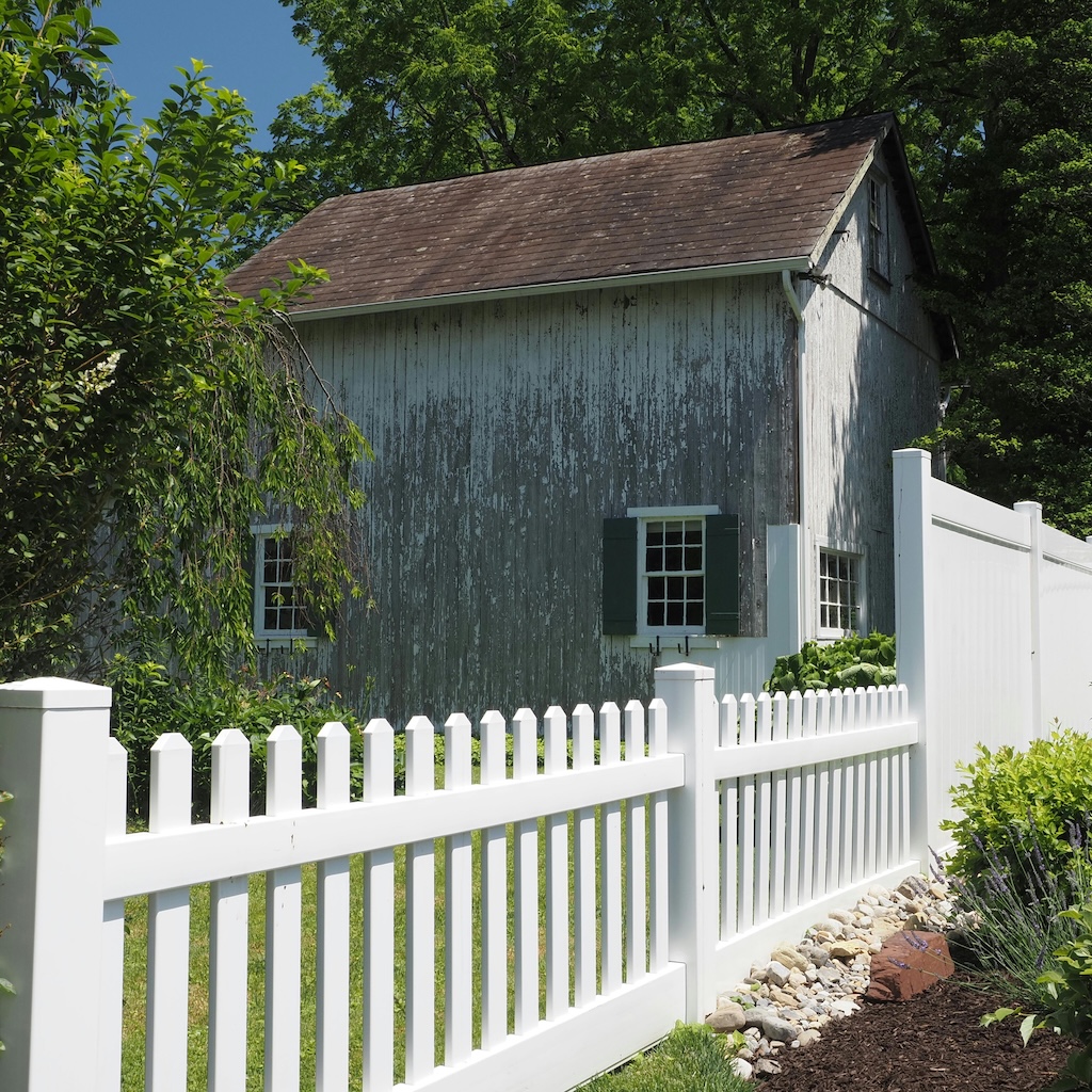 Wood fence in a house in Atlanta